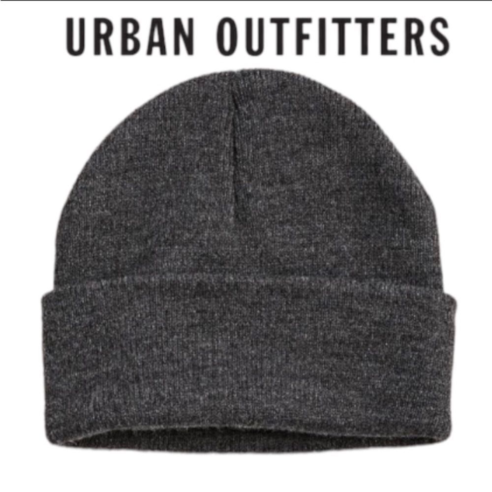 NEW UO Urban Outfitters Carbon Short Watch Cap Hat Beanie